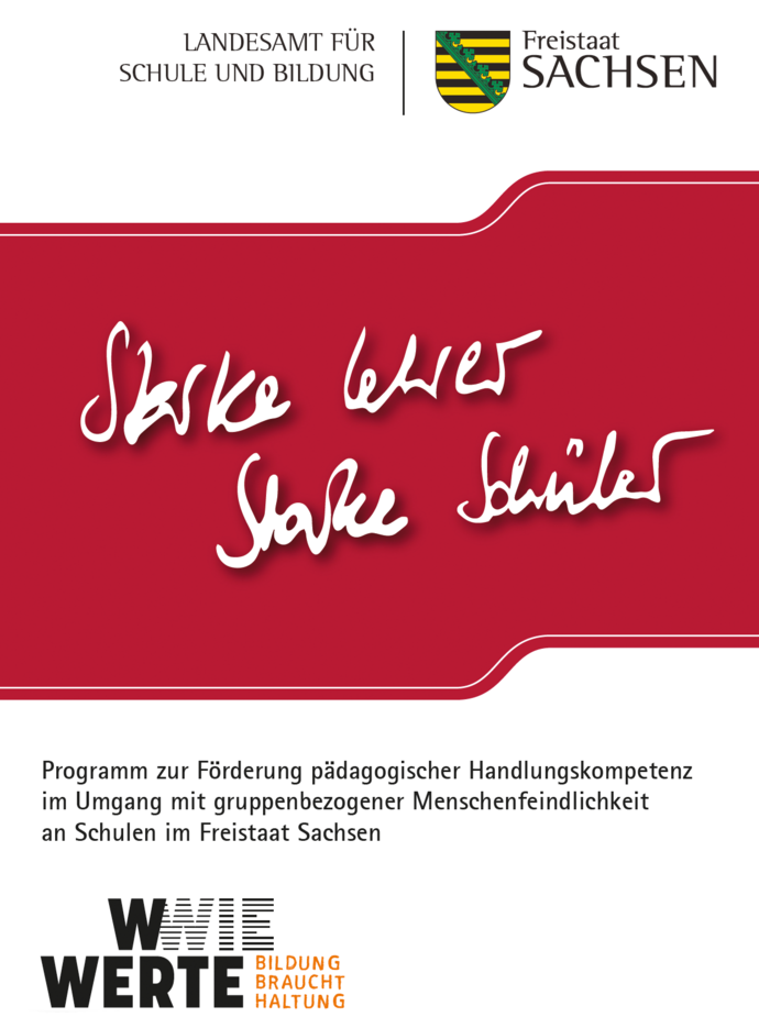 Programmflyer »Starke Lehrer - starke Schüler«